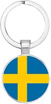 Akyol - Zweden Sleutelhanger - Zweden - Toeristen - Must go - Ikea - Sweden travel guide - Accessoires - Cadeau - Gift - Geschenk - Sverige - 2,5 x 2,5 CM