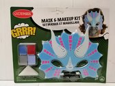 GOODMARK - Alien Bleu masker en schmink set voor kinderen - Schmink > Make-up set