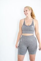 Classy -  Breathable Seamless Shorts Large Grijs