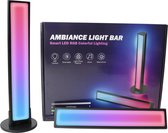 RGB Smart LED lightbar - Ambient light - Achtergrondverlichting - Sfeercreatie - 2 stuks