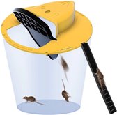 Noiller Muizenval diervriendelijke - Muizenval - Muizenvallen voor binnen - Muizenval - Emmer niet inbegrepen - Geel