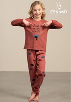 Eskimo pyjama meisjes - bordeaux - Kolor - maat 104