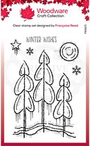 Woodware - Clear singles stempel Winter trees