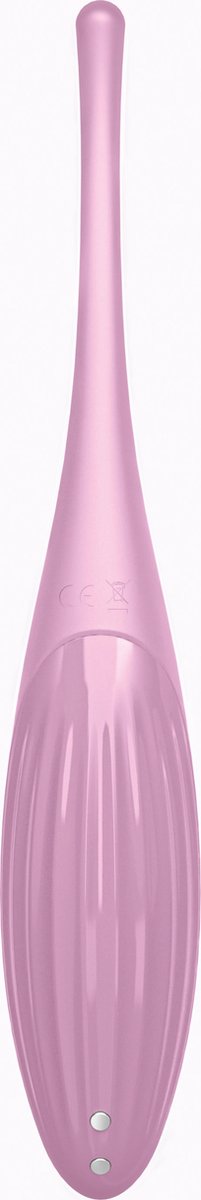 Satisfyer Twirling Joy, tipvibrator met app-bediening, waterdichte, huidvriendelijke siliconen