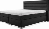 Luxe Boxspring 160x200 Compleet Zwart Suite 3 Balken