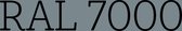 RAL 7000 Squirrel Grey - matte muurverf l'Authentique