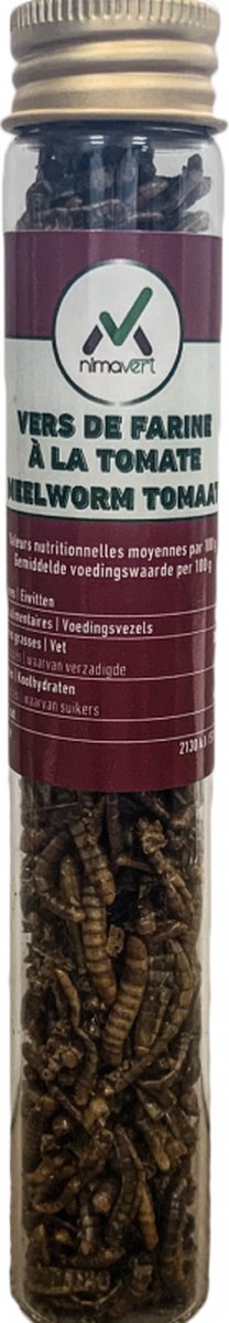 Gedroogde Meelworm - Tomaat
