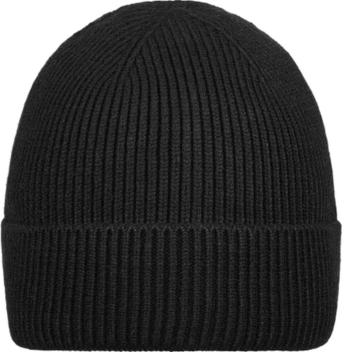 Gebreide beanie - zwart - gebreide muts - acryl - winter 2022/2023 - Yehwang