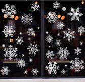 Raamstickers Kerst Zilver - 30 stuks - Herbruikbaar - Sneeuwvlokken - Kerstmis - Decoratie - Raamdecoratie - Kerstversiering - Raamversiering