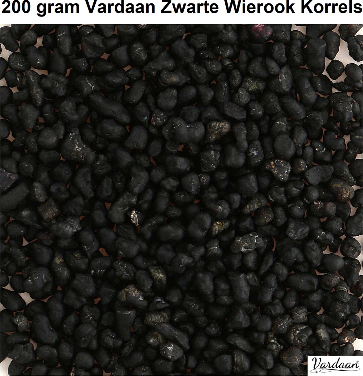 Zwarte Wierook Korrels - Liturgische Wierook Korrels - Aromatisch - 100% Natuurlijke Harsen - Vardaan Wierook Korrels - Bevat Plantextracten - 200 gram