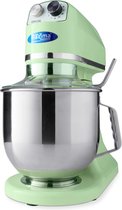 Maxima Planeetmenger 7 L Tot 2 Kg Deeg Pastel Groen - RVS Mengkom - 11 Snelheden - Keukenmachine - Standmixer - Keukenrobot - 7 liter