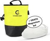 Gouden Grip Pofzak Klimmen - Magnesium Zak Boulderen - Boulder Chalk Bag