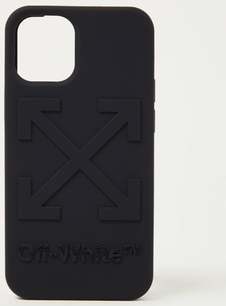 Off-White Arrow telefoonhoes voor iPhone 12 mini - Zwart