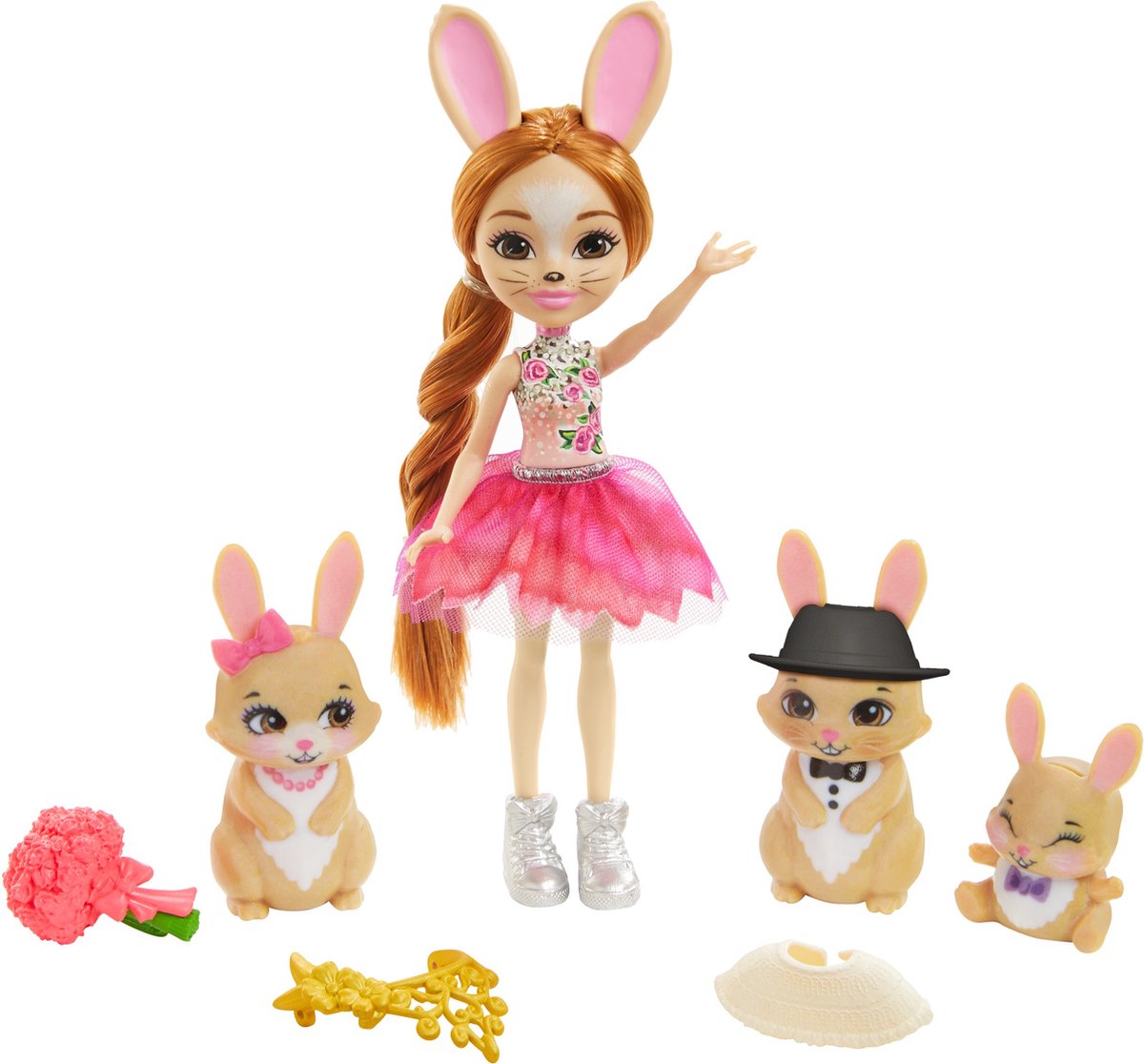 Enchantimals - Famille Loutre et accessoires - Mini-poupée - Dès 4