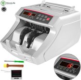 MoreLife Geldtelmachine | Automatische Geldtelmachine | Geldteller met valsgelddetector | Biljettelmachine | Geldteller voor Bankbiljetten | Valsgelddetectoren | Safecan