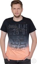 Camp David ® T-Shirt Dip Dye met labelprint