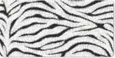 Bureauonderlegger - Dierenprint - Zebra - Wit - 60x30 - Muismat