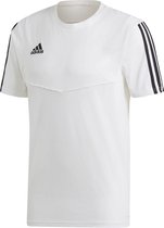 adidas Tiro 19 Jersey  Sportshirt - Maat M  - Mannen - wit - zwart