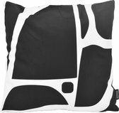 Black Shapes #2 Kussenhoes | Katoen/Polyester | 45 x 45 cm