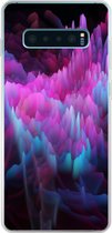 Geschikt voor Samsung Galaxy S10 Lite hoesje - Rook - Kleurstof - Abstract - Siliconen Telefoonhoesje