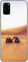Coque Samsung Galaxy S20 Plus - Chameau - Désert - Sable - Siliconen - Sinterklaas - Noël - Cadeaux - Cadeaux chaussures