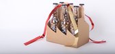Kerst-flesjes 6 stuks | Chocolate | Cadeau | Christmas | Kerstcadeau | Kerst chocolade | Luxe