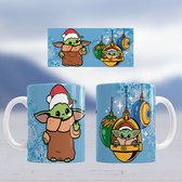 Mok Baby Yoda Star Wars kerstmis/Christmas