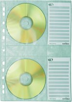 Durable CD-ringbandhoes voor 4 CD's (5 Stuks)