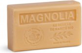 La Maison du Savon de Marseille - 4 x Marseille zeep - Biologische Shea Butter Zeep - MAGNOLIA - à 125 gr.