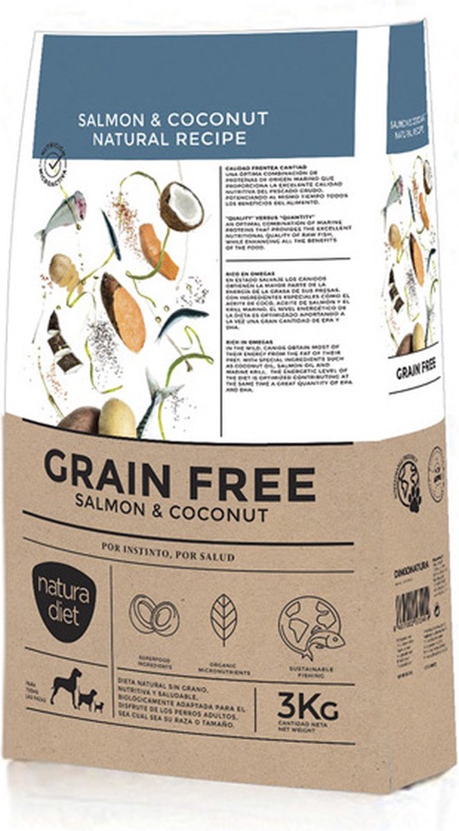 Natura Diet Natura Diet Nd Grain Free Salmon & Coconut 12 kg