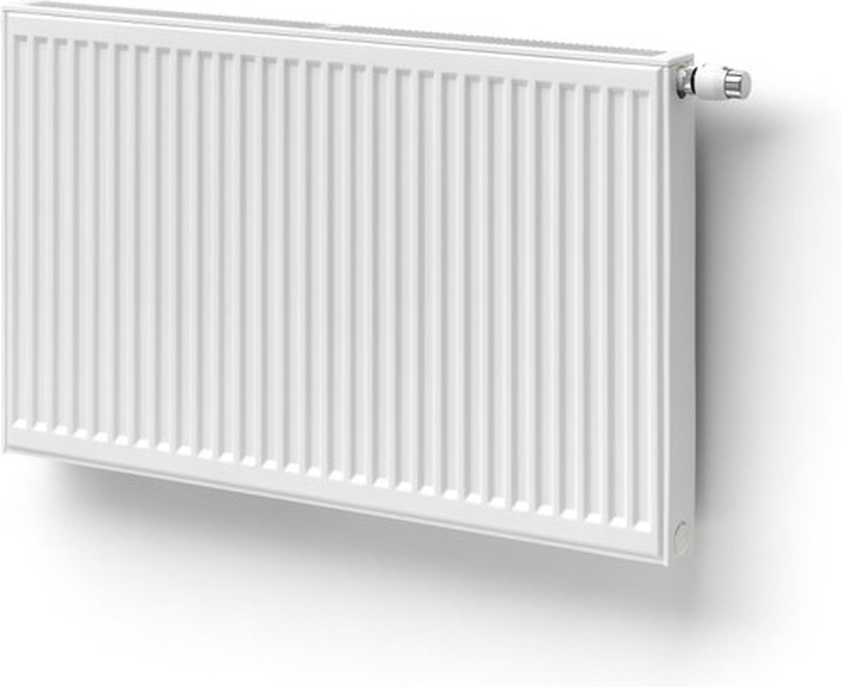 Stelrad Novello ECO paneelradiator 60x110cm type 21 1416watt 4 aansluitingen Staal Wit glans