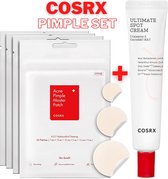 COSRX Pimple Set: 1x Ultimate Spot Cream + 1x Pimple Patch - Redness - Pimples - Puistjes - Acne Verzorging - Huidherstel - Huidverzorging Set - Korean Beauty - Troubled Skincare S