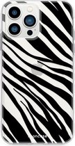 iPhone 13 Pro hoesje TPU Soft Case - Back Cover - Zebra print