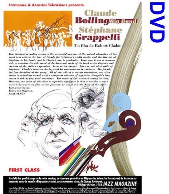 Cover van de film 'Claude Big Band/Grappelli Bolling - First Class'