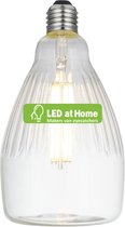 LEDatHOME - LED Rea Clear Crystal Line 6W E27 2700K Dimbare lamp