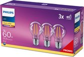 Philips LED Filament E27 - 7W (60W) - Warm Wit Licht - Niet Dimbaar