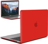 MacBook Air Cover - 13 Inch Hard Case - Hardcover Shock Proof Hardcase Hoes Macbook Air 2018 (A1932) Cover - Ruby Red