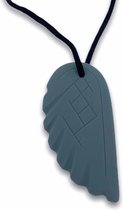 Chewzoo® - Bijtketting – Kauwketting - The Wing - Grijs