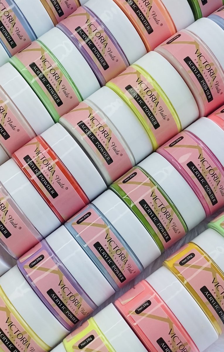 Goedkoopste Victoria Nails Pro - Acrylpoeder - 20 stuks kleuren - 28 gram per potje - Manicure/pedicure Handen en voeten -Acrylic powders - Nepnagels - Nagelstudio - Nagelstyliste - Acryl poeder starterkit - Beginner/professioneel acrylpoeder - Ombre 3D Painting