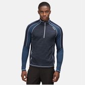 De Regatta Hepley Fleece - outdoortrui - heren - halve rits - Active - Bleke sinaasappel
