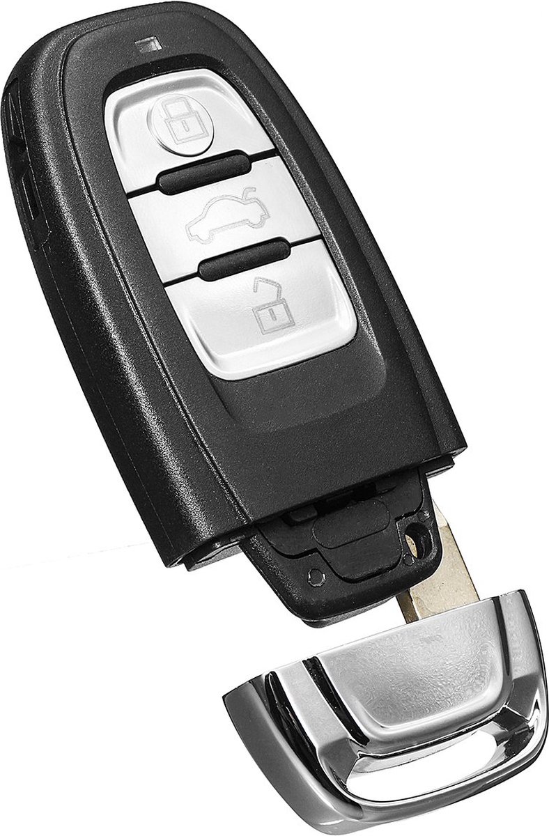 Autosleutelbehuizing - sleutelbehuizing auto - sleutel - Autosleutel / Audi 3 Knops smart sleutel