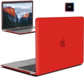 MacBook Air 13 Inch Hard Case - Hardcover Shock Proof Hardcase Hoes Macbook Air M1 2020 (A2337) Cover - Ruby Red