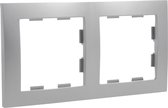 Smartwares S2 Inbouw Afdekraam - 2-voudig - RVS