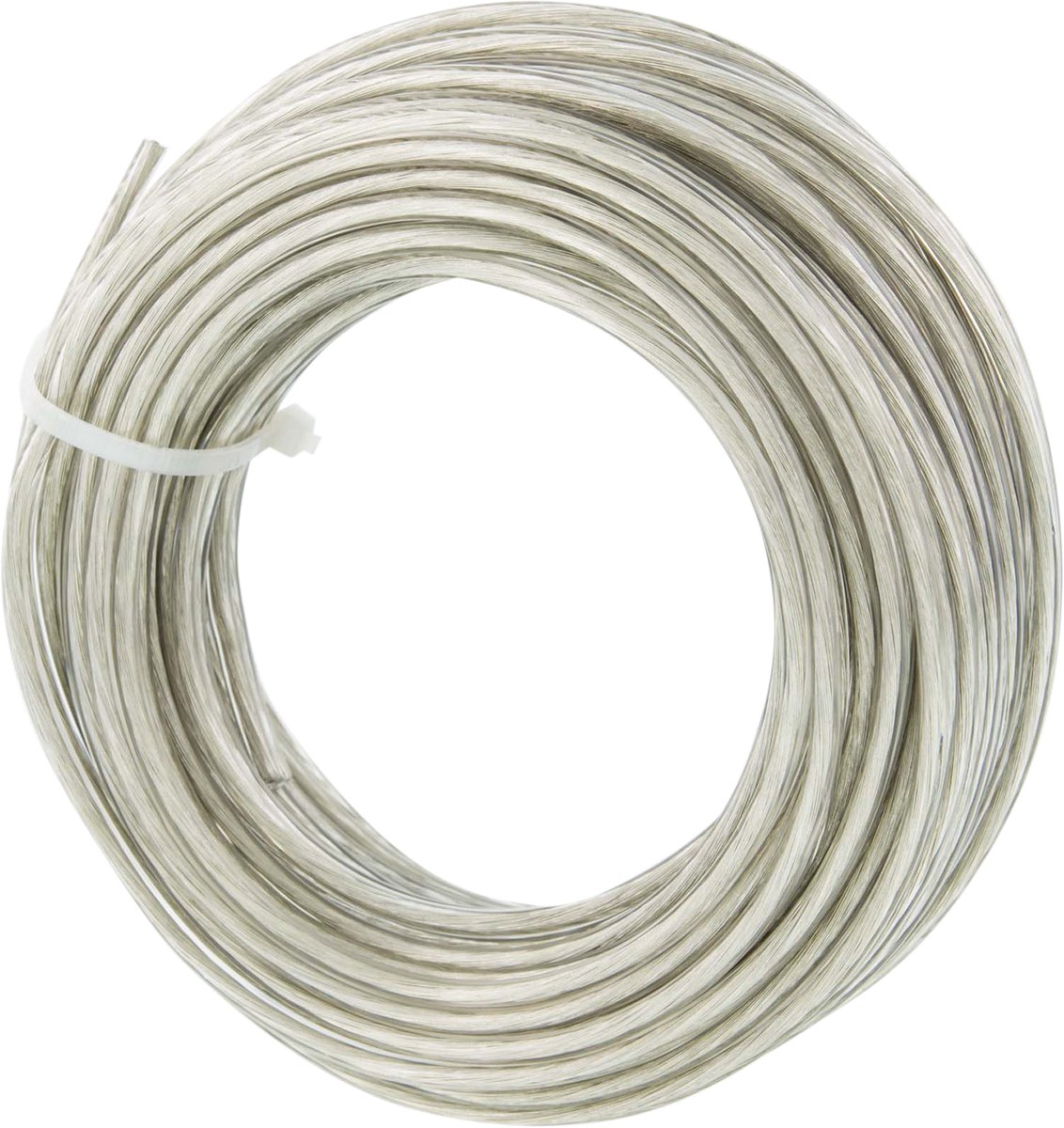 Q-Link Tweelingsnoer - zwakstroom tot 42 volt - 2 x 0,75 mmâ² - 10 m - vertind - transparant