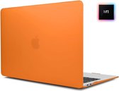 MacBook Air 13 Inch Hard Case - Hardcover Shock Proof Hardcase Hoes Macbook Air M1 2020 (A2337) Cover - Citrine Orange