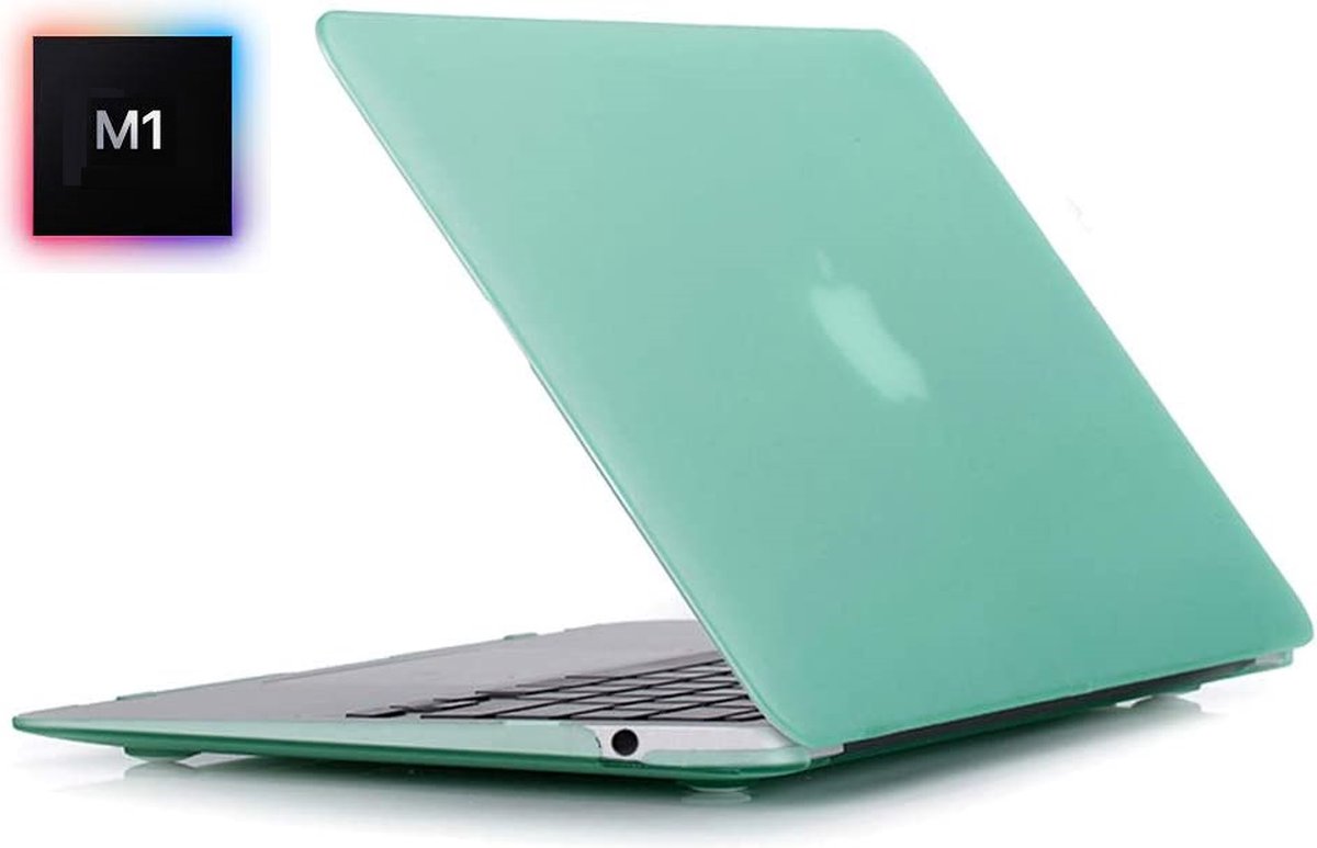 MacBook Air 13 Inch Hard Case - Hardcover Shock Proof Hardcase Hoes Macbook Air M1 2020 (A2337) Cover - Jungle Green