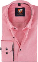 Suitable Overhemd Donkerroze 183-4 - maat 42