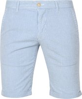 Suitable - Short Don Strepen Blauw - Slim-fit - Broek Heren maat XXL