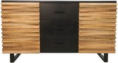 Luxe Sidetable - Sideboard - Sidetable - Kast - Industriële Kast - Acaciahout - Industrieel - 150 cm breed