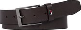 Tommy Hilfiger - Layton texture leather adj 3.5 - heren riem - inkortbaar - testa di moro - TW105